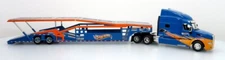 Iconic Replicas 1:64 Peterbilt 579 Sleeper Trailer w/Car Hauler: CarTrans