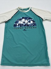 Tommy Bahama T-Shirt Youth Boy Medium Graphic Print Logo  5825