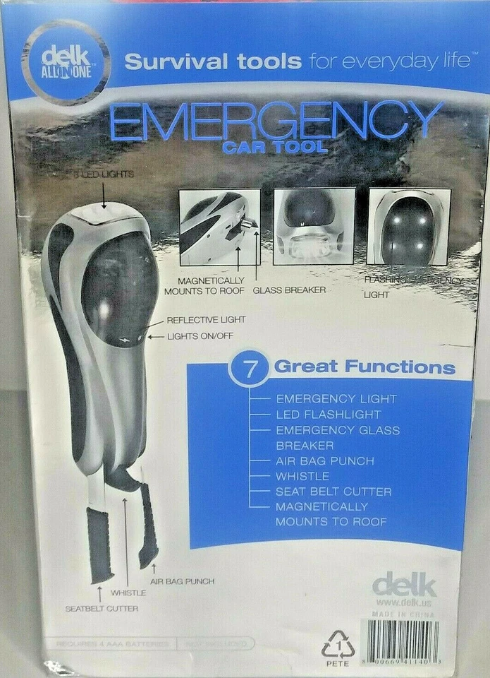 Herramienta de emergencia para automóvil Delk todo en uno Motor Trend Foto 2 de 3