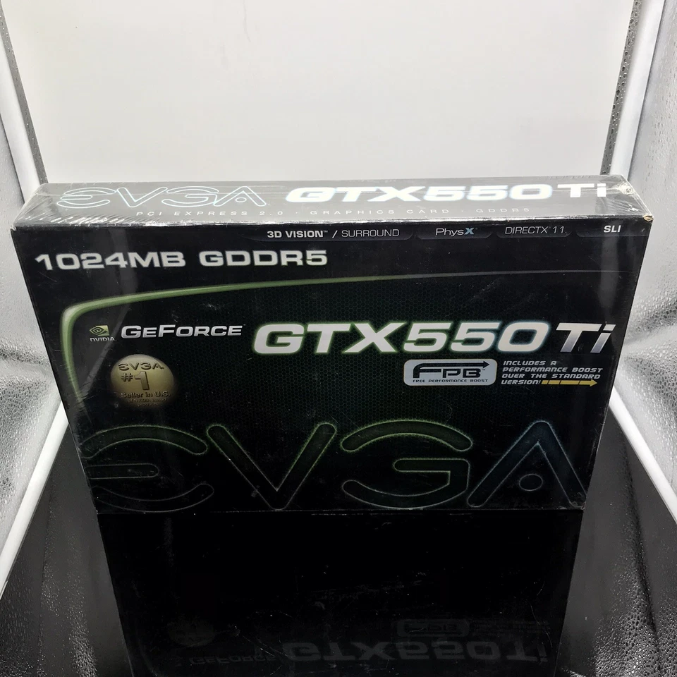 EVGA NVIDIA GeForce GTX 550 Ti Graphics Card (1 GB GDDR5) New In Box - Image 3 of 4
