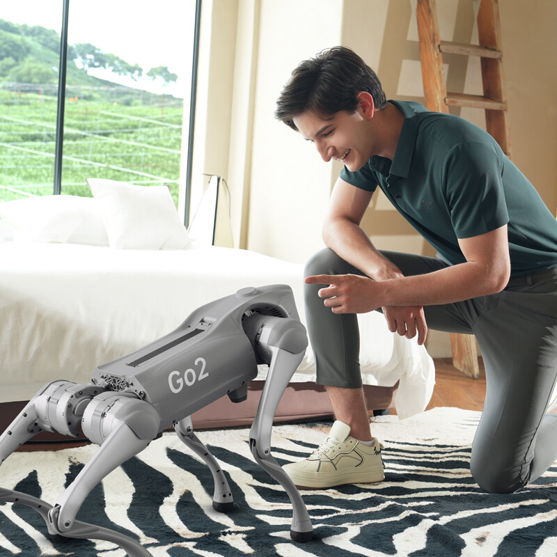 ロボット Unitree Go2-Air Robot Dog Unitree Go2 AIR Robotic Dog - RobotShop