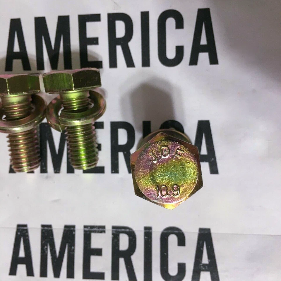 4x 10.9 1995 2000 Dodge Stratus Cirrus Breeze Rear Sway Bar Bracket Bolt Kit 99 - Изображение 2 из 4