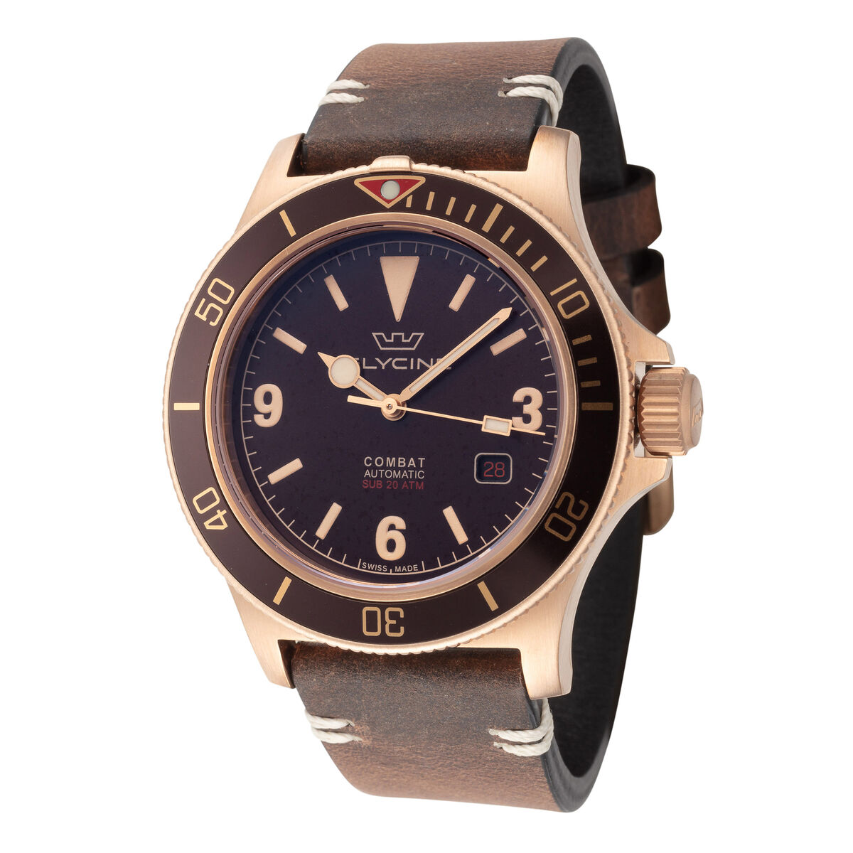 Glycine Men's Combat Sub Sport 42 42mm Automatic Watch Glycine Men's Combat Sub Sport 42 42mm Automatic Watch