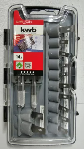 KWB Skalpell Set (15-teilig) Bastelmesser Präzisionsmesser NEU