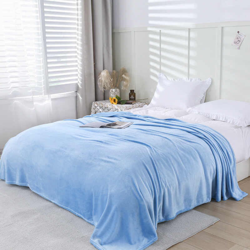 Reversible Sherpa Fleece Blanket Fluffy Soft Warm Large Sofa Bed Throw