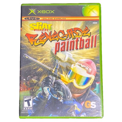 Splat Magazine Renegade Paintball Xbox + Reg Card - Complete CIB