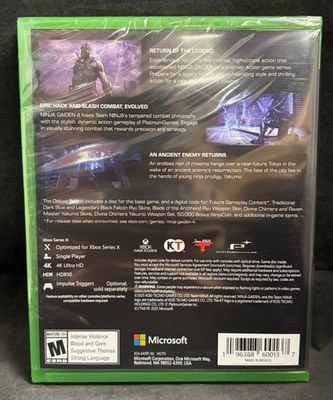 Ninja Gaiden 4 Deluxe Edition (Xbox Series X) BRAND NEW | eBay