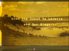 LAJOLLA  SAN DIEGO AREA CALIFORNIA VINTAGE 1940s 8MM HOME Movie Film Reel C569