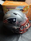 Kayshon Boutte New England Patriots The Real Autographed Helmet COA Beckett