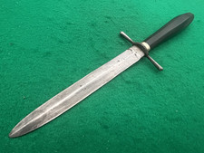 1832-1871 MARTIN RARE Big Dirk - Dagger BEAUTIFUL EBONY Knife