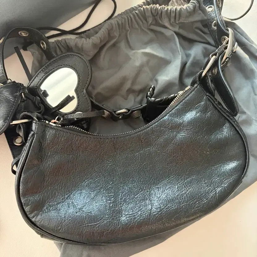 Balenciaga Le Cagole XS Black Crossbody Bag Authentic thumbnail 3