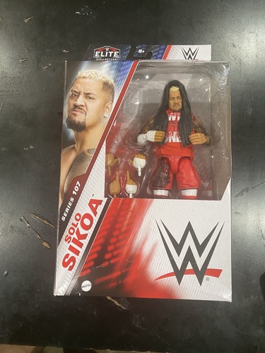 Mattel WWE Elite Collection - Solo Sikoa, Action Figure 15 Cm Con Accessori, Dettagli TrueFX
