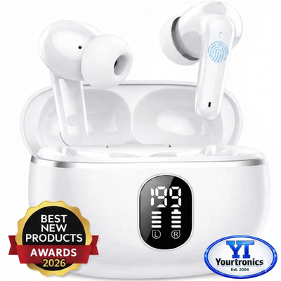2026 Wireless Bluetooth 5.4 Earbuds Headphones For iPhone Samsung Galaxy Android