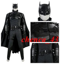 Nuevo traje de murciélago de Batman disfraz conjunto completo The Batman 2022 película utilería de Halloween