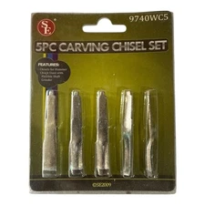 Sona Enterprise  5pc Carving Chisel Set for Hammer Chuck - 9740WC5
