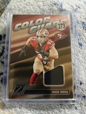2024 Panini Zenith Color Guard Nick Bosa #CG18 Worn/Used Material 