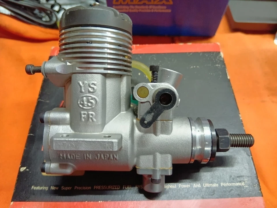 YS 45-F.R 7.45cc Rear Exhaust 2 Cycle Glow Engine for R/C Airplane Excellent - Image 3 of 4