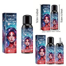 1Pcs Makeup Sparkle Body Glitter Spray Stage Show Party Props Performance Hair