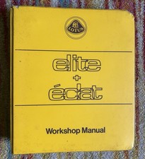 Lotus Elite + Eclat workshop manual (1974)