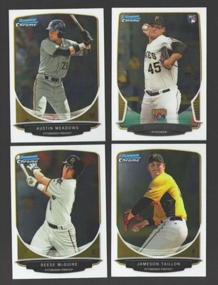 2013 Bowman Chrome Draft Picks & Prospects - PITTSBURGH PIRATES Team Set