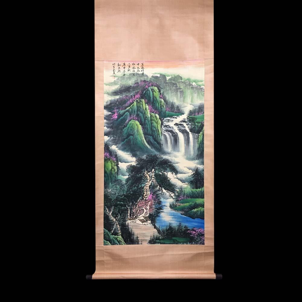 Wei Zixi Signed Chinese Hand Painted Calligraphy Scroll w