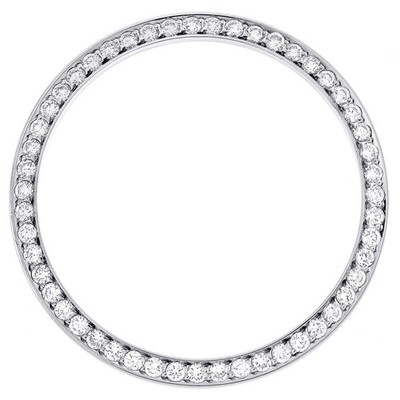 Custom Lab Grown Diamond Bezel Fits Rolex DateJust 36mm Watch Bead Set 1.30 CT.