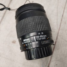 TESTED - Nikon AF Nikkor 28-80mm f/3.5-5.6D Camera Zoom Lens DSLR - WORKING