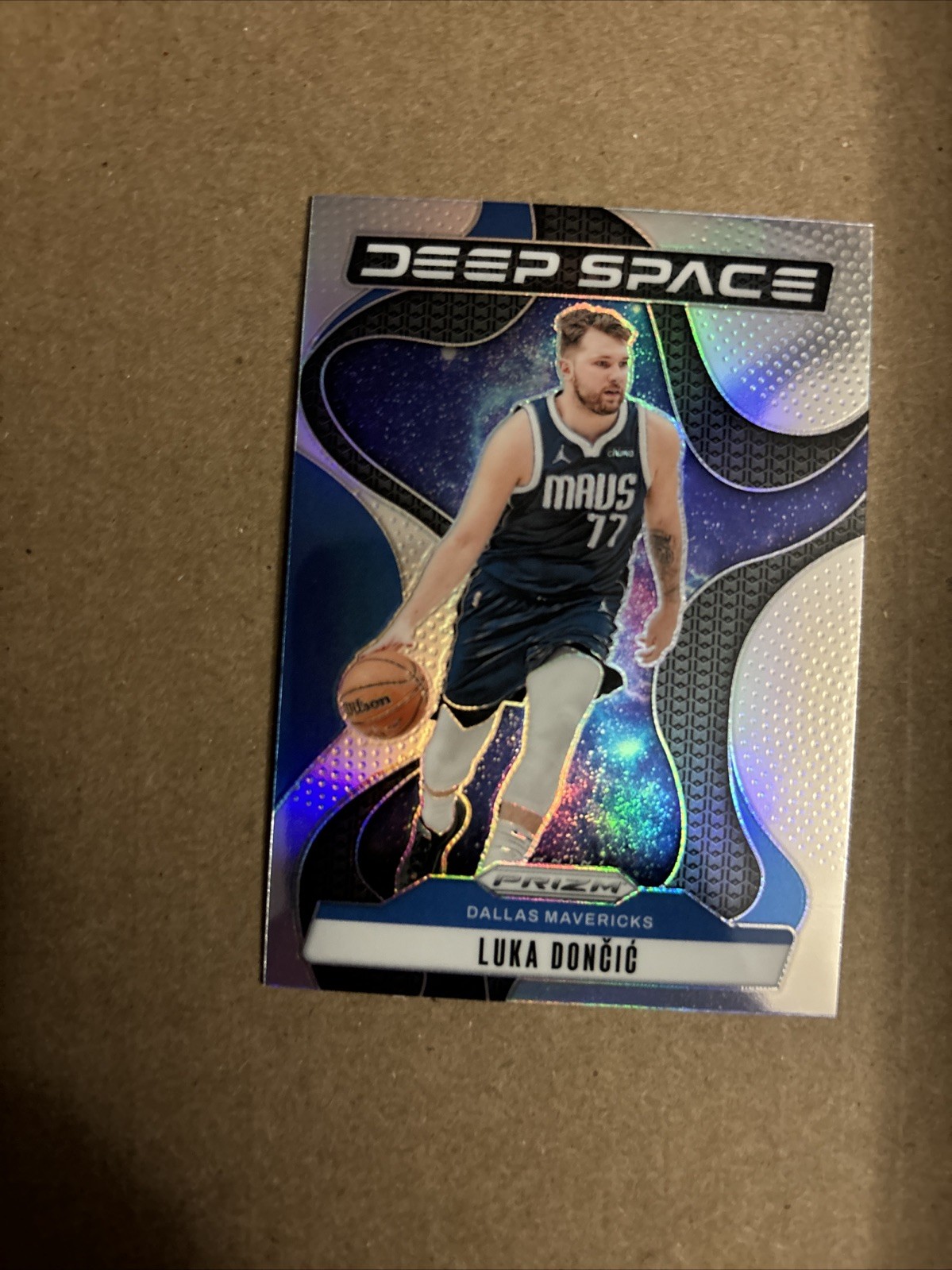 LUKA DONCIC 2024-25 PANINI PRIZM BASKETBALL #4 DEEP SPACE SILVER SP Mavs