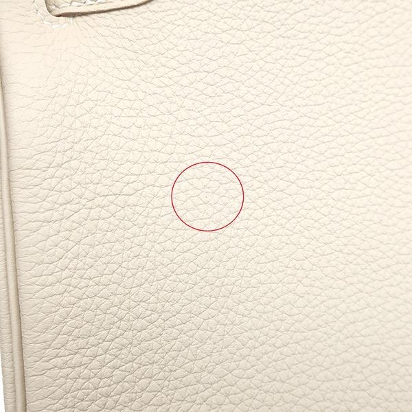 HERMES Kelly 25 2-Way Bag, Inner Stitching Togo Off-White U Stamp 9.4*7.4*3.9 in image 8