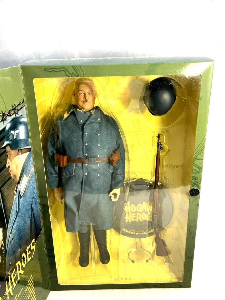 Hogan's Heroes Sgt. Hans Schultz 12" Muñeca Sideshow Juguete 2002 Caja Sellada NRFB Foto 2 de 4
