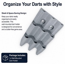 Space-Saving Dart Rack Organizer for Dartboard Area Easy Installation Accessory