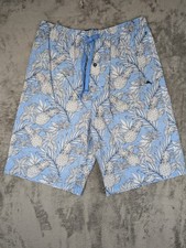 Tommy Bahama Board Shorts Mens M Blue Pineapple Print Drawstring New Without Tag