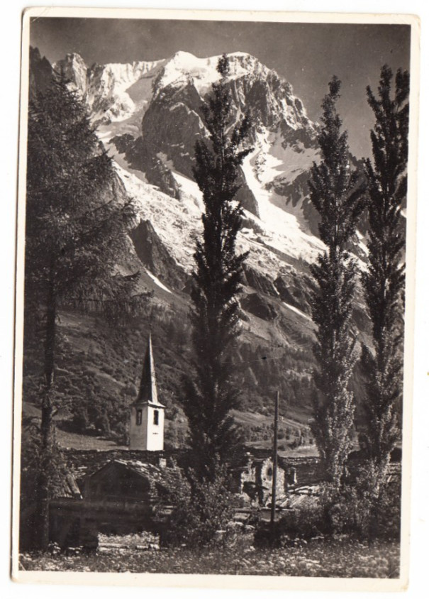 26-03310 - COURMAYEUR AOSTA - GRANDES JORASSES VIAGGIATA 1950
