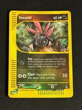 SNEASEL 110/147 COMMON AQUAPOLIS POKEMON REVERSE HOLO on eBay