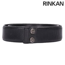 Chrome Hearts 1.5 STRAP 1.5inch Floral Rivets Old Leather Belt Men 30in Used 505