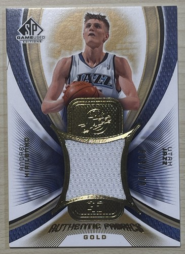 Andrei Kirilenko 2005-06 Upper-Deck SP Game Used Edition Gold Jersey🏀JAZZ🏀