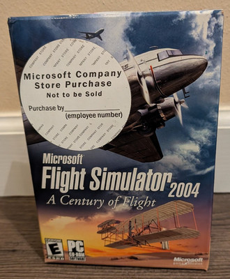 Microsoft Flight Simulator 2004 A Century of Flight - PC Small box - New/Sealed