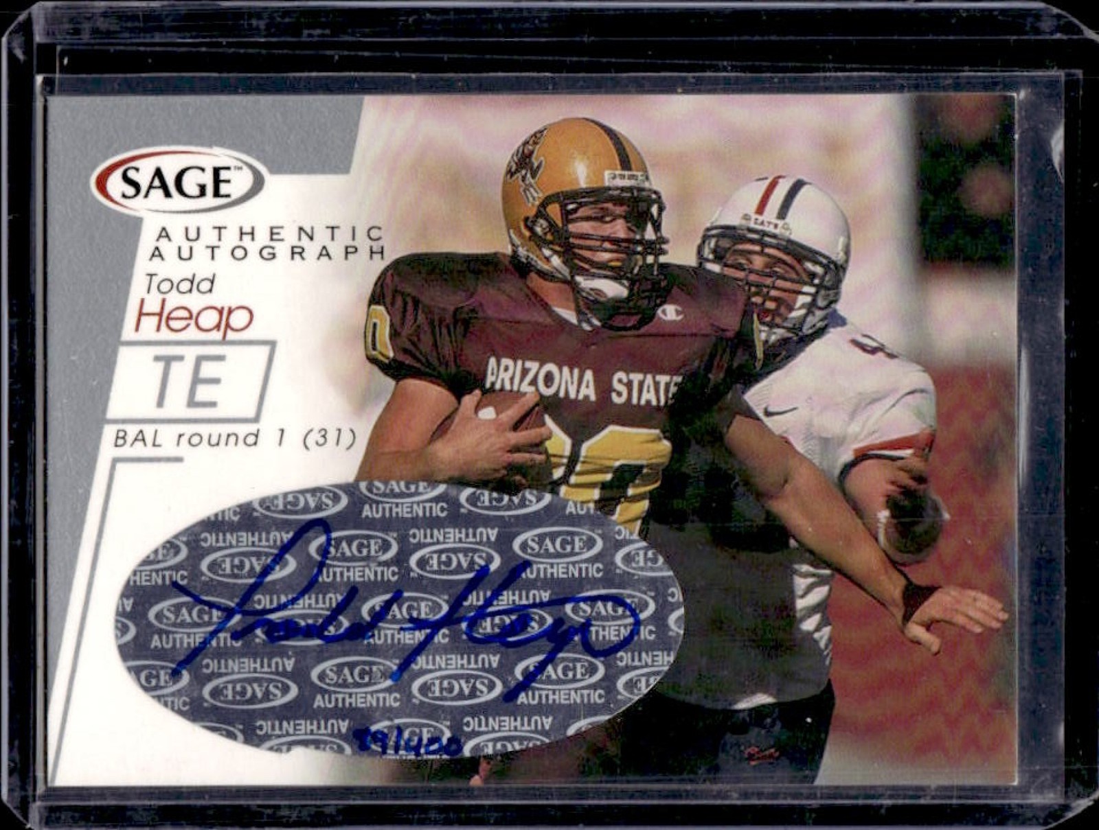 Todd Heap SA-GE Autographs #A21 Silver