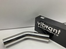 Vibrant 2177  2.5 OD Polished Aluminum 45 Deg...