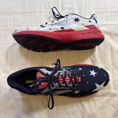 Brooks Launch 8 Stars Run USA Stars And Stripes Men s Size 14 D Running Shoes