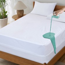 Mattress Encasement Zippered Deep Pocket Bed Bug Mattress Protector Waterproof