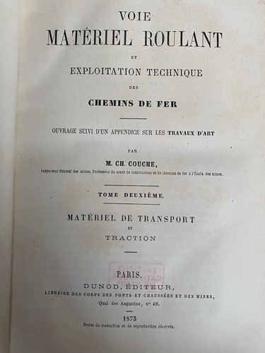 Livre Voie Matériel Roulant