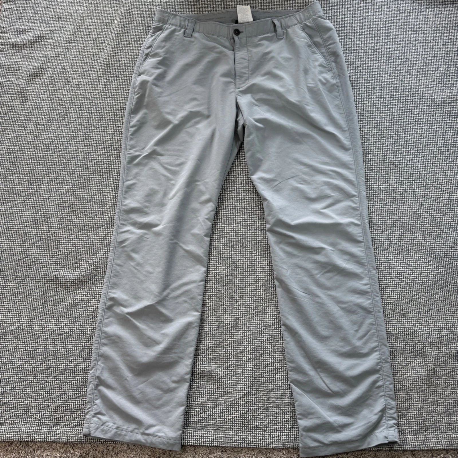 Under Armour Mens Loose Fit Golf Pants Gray 40/36 Performance Trousers
