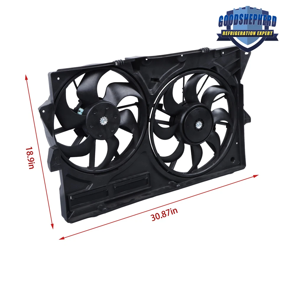 For 2013-2016 Lincoln MKS 2013-2019 Ford Taurus DG1Z8C607C A/C Radiator Fan New - Image 2 of 4