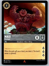 Maui - Demigod 185/204 Rare The First Chapter Lorcana Near Mint