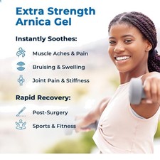 Plant-Based Arnica Gel Plus   Clinically Recommended for Bruising  Pain Relief
