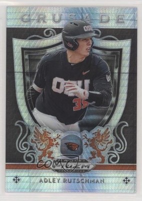 2019 Panini Prizm Draft Picks Crusade Hyper 39/75 Adley Rutschman #15 00ab