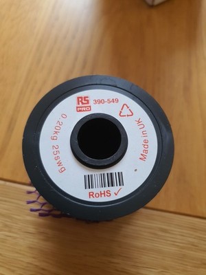 RS PRO 0,51mm verzinnter Kupferdraht, 24 AWG 114m Rolle