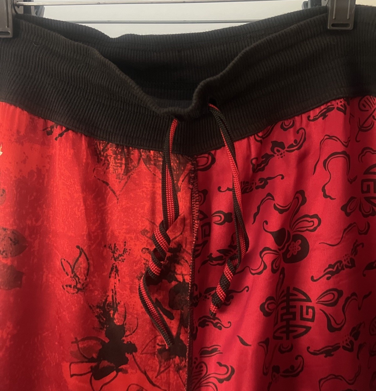 Vtg Chicos Drawstring 100% Silk Patchwork Asian I… - image 6