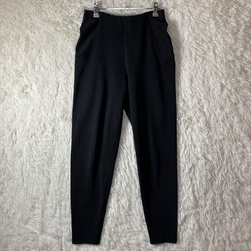 Issey Miyake, Issey Miyake Tapered Pants Stretch Black Made in Japan Size M 90s Vintage